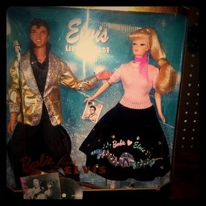 Limited edition. Mattel Elvis And Barbie